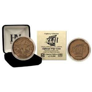  Superbowl 42 Bronze Flip Coin 
