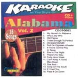  Chartbuster Artist CDG CB90001   Alabama Vol. 2 