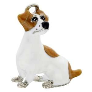  Jack Russell Terrier   I Love My Dog Keychain Toys 