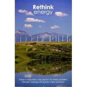  Rethink Energy Poster Print, 23x35