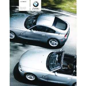  2008 BMW Original Z4 Coupe and Roadster Sales Brochure 