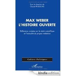   actualité du propos wébérien (Cahiers Politiques) (French Edition