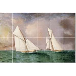  James Buttersworth Ships Tile Mural Home Decorating Ideas 