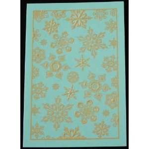  Cards And Envelopes Snow designed (Pack of 5 with Assorted 
