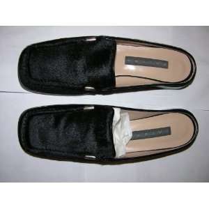  Paloma Levant Black Pony Hair Nappa Shoes Size 8 2 A 