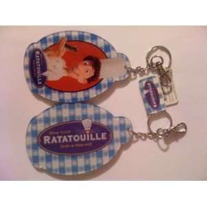   Ratatouille (rat a too ee) Keychain with Clip 4 x 3 inch Toys & Games