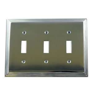   Style Oil Rubbed Bronze 3 Gang Toggle Wall Plate