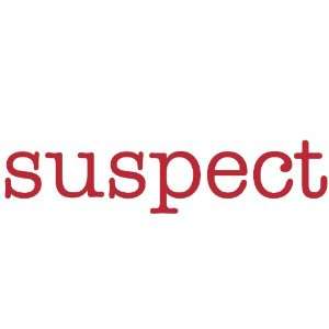  suspect Giant Word Wall Sticker