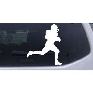 Football Player Running Sports Car Window Wall Laptop Decal Sticker 