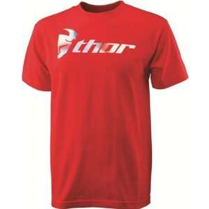 Thor MX Loud N Proud 12 Youth Boys Short Sleeve Casual Shirt   Red 