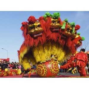  Lion Dance, Chinese New Year, Spring Festival, Beijing 