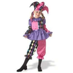 Harlequin Clown Child Costume Size Small 6 8 (B222) Toys 