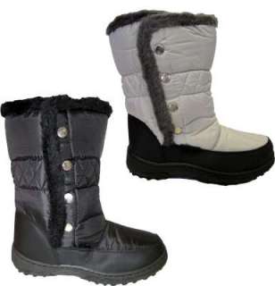 Womens Winter Snow / Rain Fur Lined Yeti Ski Moon Boots UK Size 3 4 5 