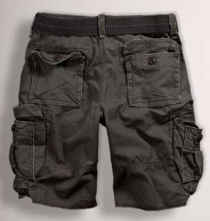 NWT AMERICAN EAGLE RIP STOP BELTED CARGO SHORTS  