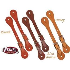 Weaver Single Ply Spur Straps Youth/Ladies Honey  Sports 