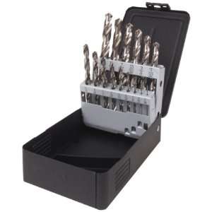  15pc Jobber Drill Set, 1/16 1/2 by 32nds, General Purpose 