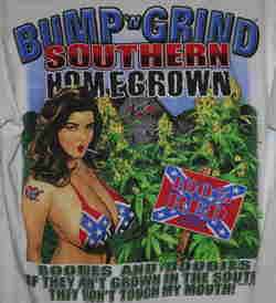 Bump N Grind Southern Homegrown Tshirt M 100% Red Bud  