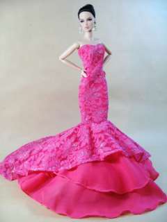 Eaki Model Pink Clothes Dress Outfit Gown Candi Silkstone Barbie 