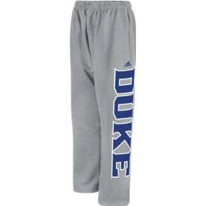 Duke Blue Devils adidas Grey Fleece Sweatpants  Sports 