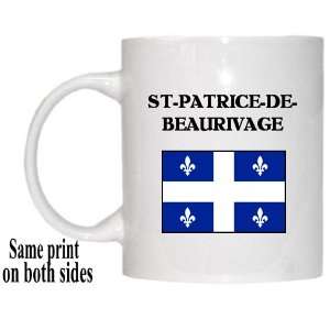   Province, Quebec   ST PATRICE DE BEAURIVAGE Mug 