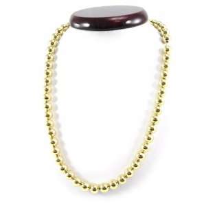  Necklace plated gold Billes 45 cm (17. 72) 8 mm (0. 31 