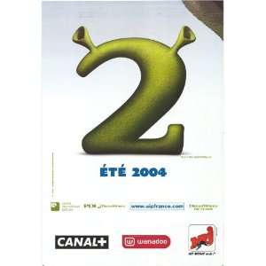  Shrek 2 (2004) 27 x 40 Movie Poster French Style A