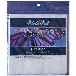  Silver Label Aida 11 Count 12x18 White