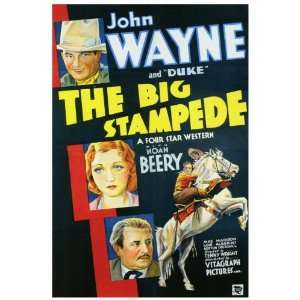  The Big Stampede (1932) 27 x 40 Movie Poster Style A
