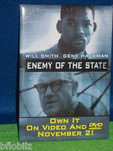 ENEMY OF THE STATE Will Smith 1998 Video Release Button  