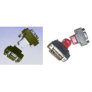    DVI Male to Hd15 Female 360 Degree Rotor Adapter Electronics