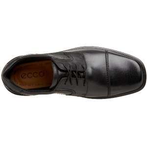 Mens Shoes Black Ecco Helsinki Cap Toe New In Box