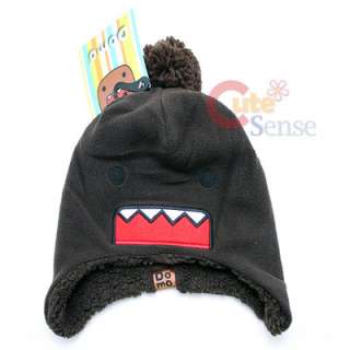 Domo Kun Plush Lapland Hat  Beanie w/ Ear Flap (Junior Boy/Girl 