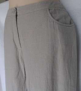 EILEEN FISHER RUSTIC COTTON MOMEN CROPPED PANTS XL  