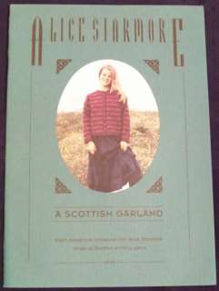 Scottish Garland Alice Starmore knitting book NICE knit book 