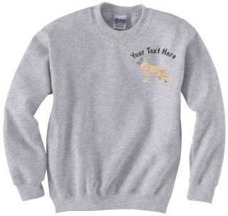 German Shepherd Sable Custom Embroidered Sweatshirt & T  