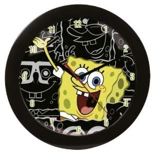 Spongebob   3D Effect Wall Clock (12 in diameter)