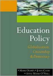 Education Policy, (0761974709), Olssen Mark, Textbooks   Barnes 