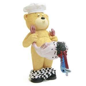   Thanksgiving Turkey Stuffer Bad Taste Bear Figurine 