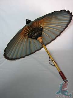 Up for sale is an asian Decorative Bamboo handle Umbrella 