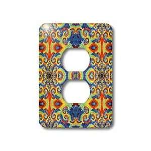  Florene Abstract Pattern   Primary Paisley   Light Switch 