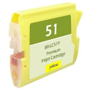  NEW Brother Compatible LC51Y INKJET CARTRIDGE (YELLOW) For 