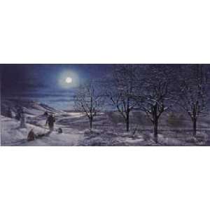  James Lumbers   A Frosty Night Canvas Giclee