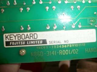 FUJITSU KEYBOARD N860 3141 T001 A98L 0001 0621 PANEL  