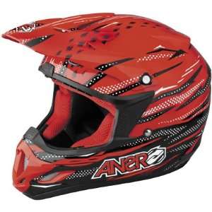   Racing Comet Haze Red Motocross Helmet (Large 45 4281) Automotive