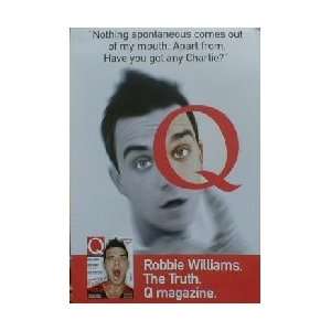  Music   Pop Posters Robbie Williams   Q Magazine 