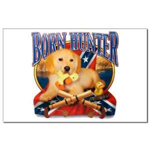    Mini Poster Print Born Hunter Yellow Lab Labrador 