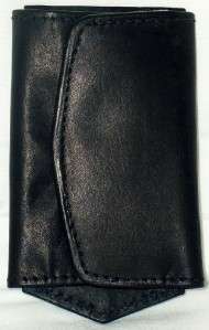   BLACK Leather MULTI KEY HOLDER/WALLET New 1312 036982113124  