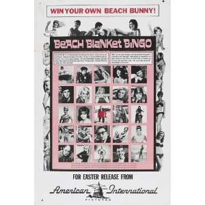  Beach Blanket Bingo (1965) 27 x 40 Movie Poster Style B 