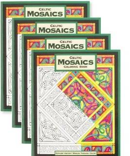 Mind Ware Celtic Mosaic Coloring Book 4 Pack