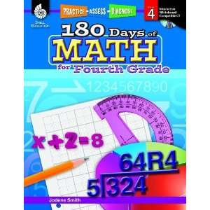   180 Days of Math for Fourth Grade [Paperback] Jodene Smith Books